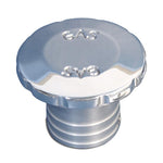 Gas Fill,Aluminum,Flush Mount,Universal,3-1/2" Diameter,Non-vented,Accepts 2"Fill Hose,Protective clear coat