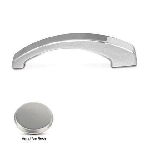 Grab Handle/Door Pull,Billet Aluminum,Fastens with 2-5/16 Threaded Holes,7-1/2" Long,Clear anodized finish"