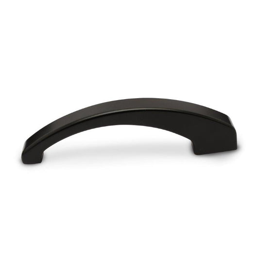 Grab Handle/Door Pull,Billet Aluminum,Fastens with 2-5/16 Threaded Holes,7-1/2" Long,Matte black Fusioncoat finish"