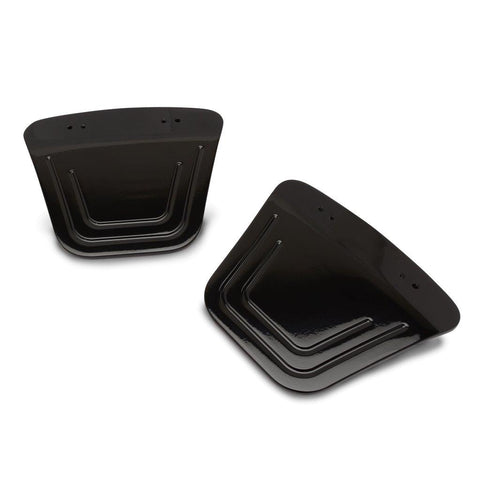 Mirror adapter plates,Billet aluminum,79-84 GM trucks,Made in the USA,Pair,Gloss black anodized finish