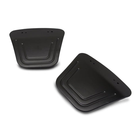 Mirror adapter plates,Billet aluminum,79-84 GM trucks,Made in the USA,Pair,Matte black Fusioncoat finish