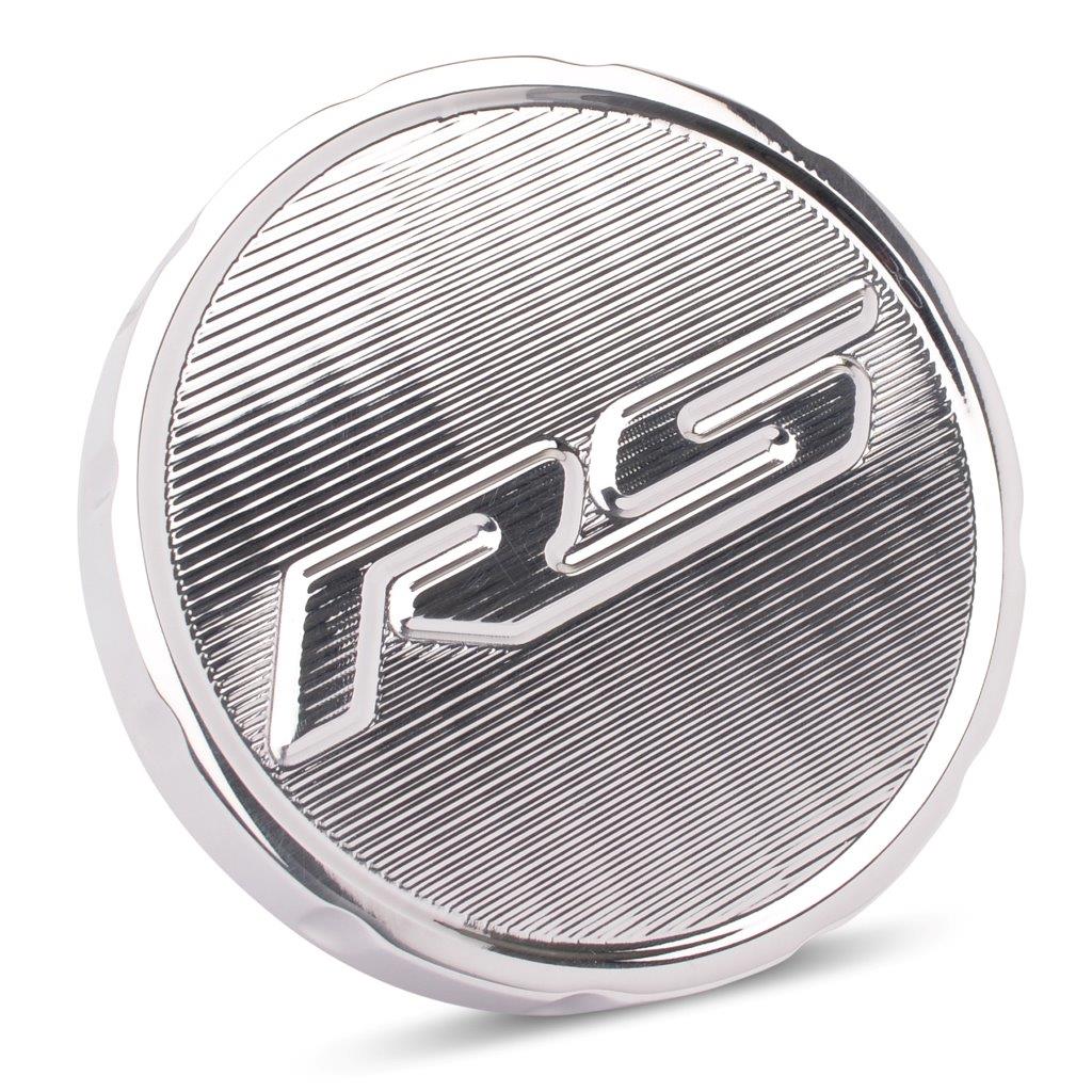 Fuel Cap, Billet Aluminum, 67-68 Camaro, with RS Logo, Bright protective clear coat finish"