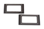 Marker Light Bezels,Billet Aluminum,'68 Camaro,with Stainless Steel Fasteners,Pair,Gloss black anodized finish"