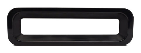 Taillight Bezels,Billet Aluminum,67-68 Camaro RS,Works with Stock Lights,Pair,Gloss black anodized finish"
