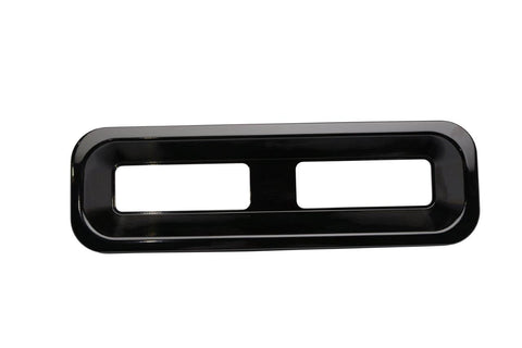 Taillight Bezels,Billet Aluminum,67-68 Camaro,Works with Stock Lights,Pair,Gloss black anodized finish"