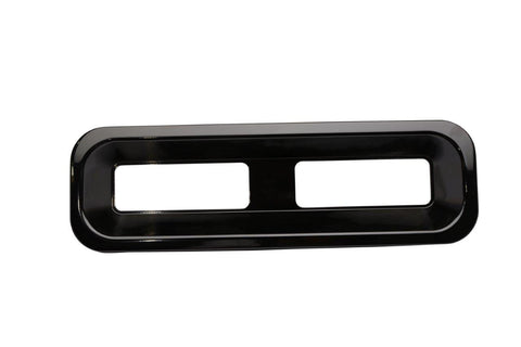 Taillight Bezels,Billet Aluminum,67-68 Camaro,Works with Stock Lights,Pair,Gloss black Fusioncoat finish"