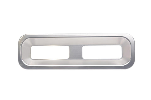 Taillight Bezels,Billet Aluminum,67-68 Camaro,Works with Stock Lights,Pair,Clear anodized finish"