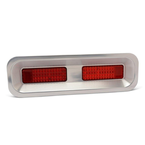 Taillight Kit,Billet Aluminum,67-68 Camaro,Includes LED Lights,Pair,Clear anodized finish"