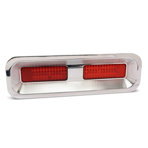 Taillight Kit, Billet Aluminum, 67-68 Camaro, Includes LED Lights, Pair, Bright clear protective coat Finish"
