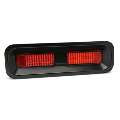 Taillight Kit,Billet Aluminum,67-68 Camaro,Includes LED Lights,Pair,Matte black Fusioncoat finish"