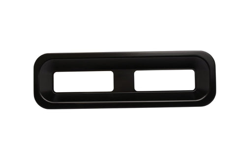 Taillight Bezels,Billet Aluminum,67-68 Camaro,Works with Stock Lights,Pair,Matte black Fusioncoat finish"