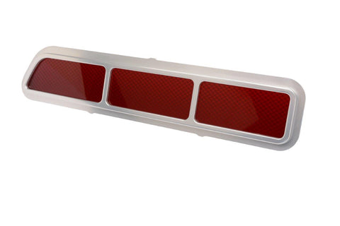 Taillight Bezels,Billet Aluminum,69 Camaro,Works with Stock Light Buckets,Pair,Clear anodized finish"