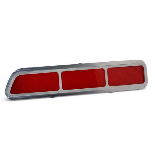 Taillight Bezels,Billet Aluminum,69 Camaro,Works with Stock Light Buckets,Pair,Raw machined finish"