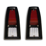 Taillight Bezel Kit with LED's and HD flasher,Billet aluminum,66-67 Nova,Made in USA,Matte black Fusioncoat"