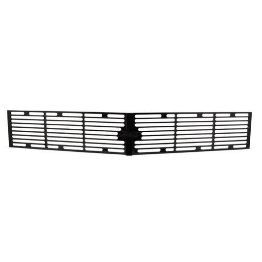 Grille Insert,3 pcs,Billet Aluminum,67-68 Camaro,With RS logo emblem,Matte black Fusioncoat finish