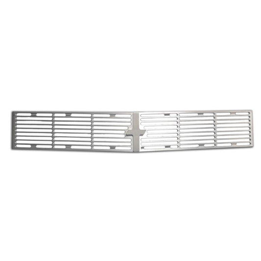 Grille Insert,3 pcs,Billet Aluminum,67-68 Camaro,With plain center emblem,Raw machined finish