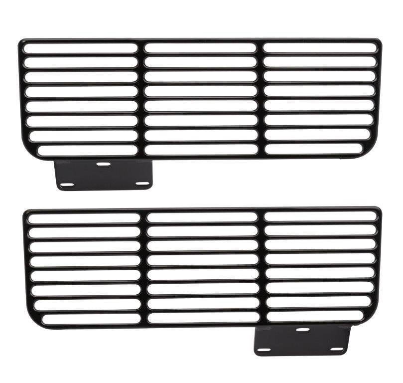 Front Valance Air Vents for 67-68 Camaro, Billet Aluminum, Bolt on installation,Gloss black anodized finish"