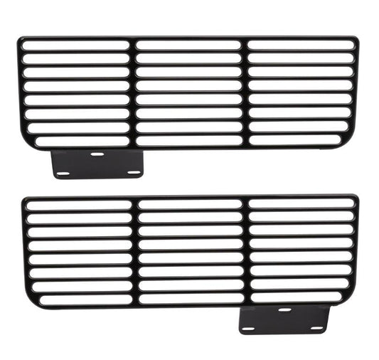 Front Valance Air Vents for 67-68 Camaro, Billet Aluminum, Bolt on installation,Gloss black Fusioncoat finish"