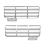 Front Valance Air Vents for 67-68 Camaro, Billet Aluminum, Bolt on installation,Clear anodize finish"