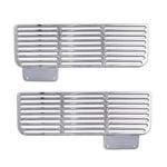 Front Valance Air Vents for 67-68 Camaro, Billet Aluminum, Bolt on installation,Bright protective clear coat"