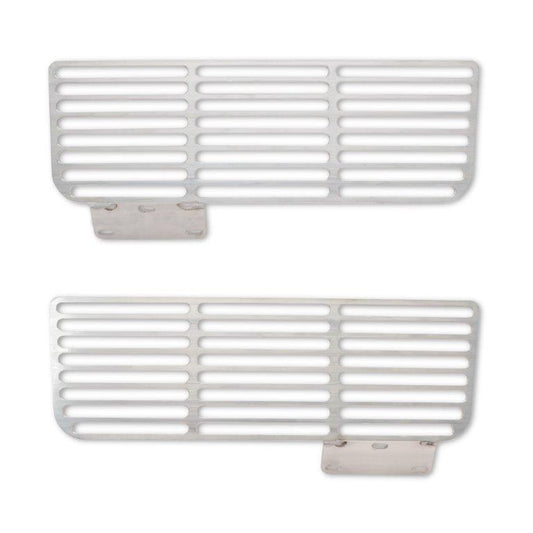 Front Valance Air Vents for 67-68 Camaro, Billet Aluminum, Bolt on installation,Raw machined finish"