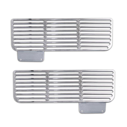 Front Valance Air Vents for 67-68 Camaro, Billet Aluminum, Bolt on installation,Bright polished finish"