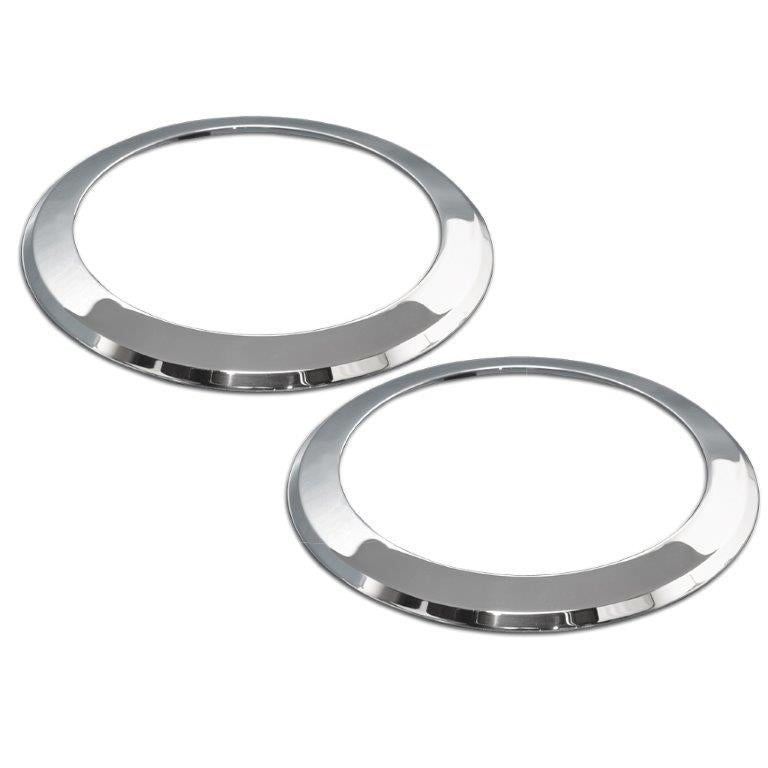 Headlight Bezels,Billet aluminum,69 Camaro,Fastens to stock headlight buckets,Smooth,Bright polished finish