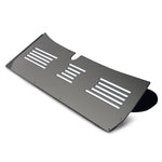 Cowl vent grill,Billet aluminum with screen mesh,70-73 Camaro,Made in the USA,Gloss black anodized finish"