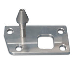 Hood Latch Assembly,Billet Aluminum,67-72 Chevy Truck,with Aluminum Washers & SS Fasteners,Raw machined finish"