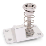 Hood Latch Assembly,Billet Aluminum,67-81 Camaro/68-69 Chevelle,with SS Fasteners,Clear anodized finish"