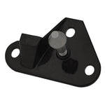 Hood Latch Assembly,Billet Aluminum,70-72 Chevelle,with Aluminum Washers & SS Fasteners,Gloss black anodized finish"