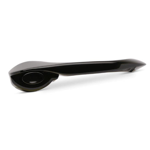 Door Handles,Billet aluminum,Plain style,55-57 Chevy Post,Pair,Gloss black Fusioncoat finish