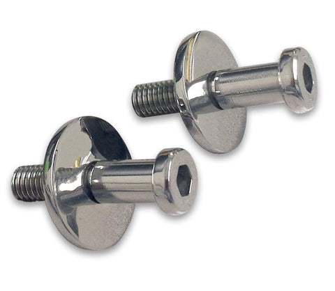 Door Striker Bolts,Stainless Steel,7/16-14 Threads,Fits Most GM Muscle Cars,Pair,Bright polished finish