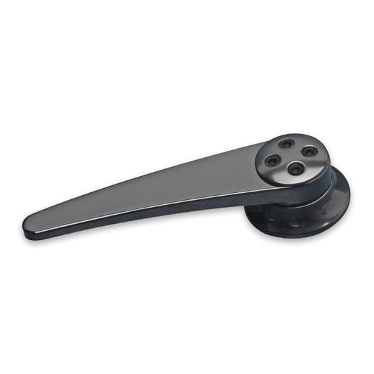 Door Handles,Interior,Billet Aluminum,GM/Ford 1949 and up,1/2" round spline,Smooth,Gloss black,Pair