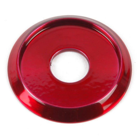 Tie-Down Cleat Dress-up bezel,Aluminum,Fits Eddie Motorsports MS280-30 & 32 tie downs,Bright Red finish