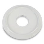 Tie-Down Cleat Dress-up bezel,Aluminum,Fits Eddie Motorsports MS280-30 & 32 tie downs,Gloss white finish