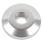 Fender/Stringer Washer,Billet Aluminum,1/4" Hole,1-1/4" Outside Diameter,Clear anodized (matte silver sheen) finish"