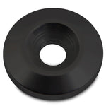 Countersunk Washer,Billet Aluminum,1/4" Hole,1-1/4" Outside Diameter,Matte black Fusioncoat finish"