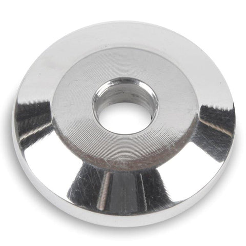 Fender/Stringer Washer,Billet Aluminum,1/4" Hole,1-1/4" Outside Diameter,Bright polished finish"