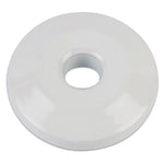 Fender/Stringer Washer,Billet Aluminum,1/4" Hole,1-1/4" Outside Diameter,White Fusioncoat finish"