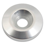 Countersunk Washer,Billet Aluminum,5/16" Hole,1-1/4" Outside Diameter,Clear anodized (matte silver sheen) finish"