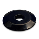 Upholstery Washer, Billet Aluminum,#10 Hole, 1-1/4" Outside Diameter, Gloss black Fusioncoat finish"