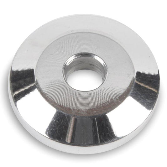 Fender/Stringer Washer, Billet Aluminum, 1/2" Hole, 1-1/4" Outside Diameter, Bright clear protective coat finish"