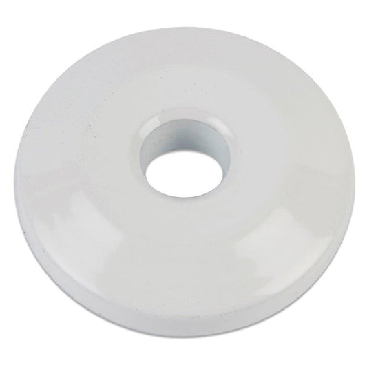 Fender/Stringer Washer, Billet Aluminum, 1/2" Hole, 1-1/4" Outside Diameter, White Fusioncoat finish"