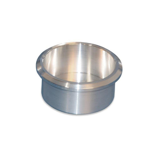 Drink Holder,Billet Aluminum,Small,Short,Fits In 3" Hole,1-1/2" Deep,3-1/2" Flange,Raw machined finish"