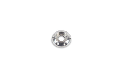 Accent washer,Billet aluminum,#10 Hole,3/4" Outside diameter,For button head fastener,Bright polished finish