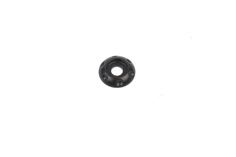 Accent washer,Billet aluminum,1/4" Hole,7/8" Outside diameter,For button head fastener,Matte black Fusioncoat finish