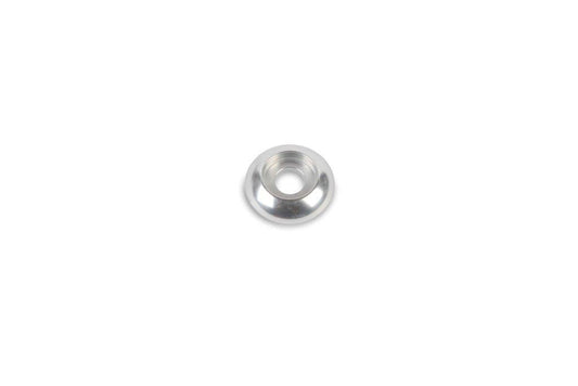 Accent washer,Plain,Billet aluminum,#10 Hole,3/4" Outside diameter,For button head fastener,Clear anodized finish