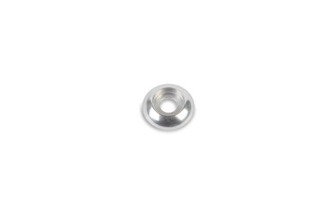 Accent washer,Plain,Billet aluminum,1/4" Hole,7/8" Outside diameter,For button head fastener,Clear anodized finish