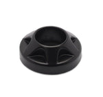 Lightning washer,Billet aluminum,#10 Hole,5/8" Outside diameter,For socket cap allen head fastener,Matte black Fusioncoa